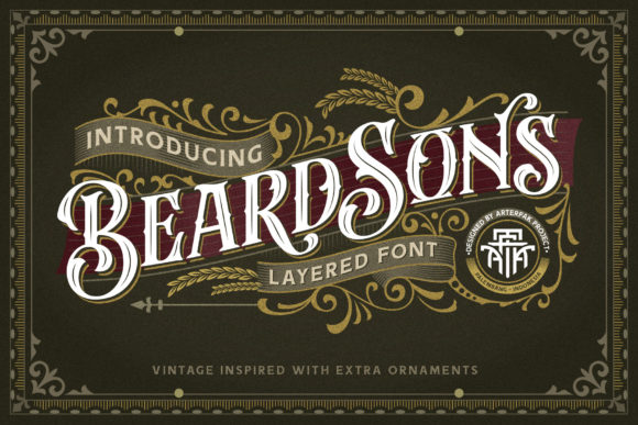 Beardsons Font: Bold Typography for Creative Design