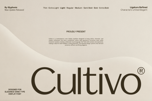 Cultivo Font: Versatile Typography for Modern Design