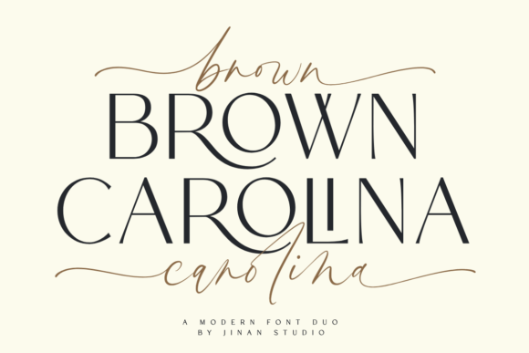 Creative Project Ideas for Brown Carolina Duo Font