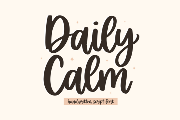 Daily Calm Font: Typography for Mindful Design