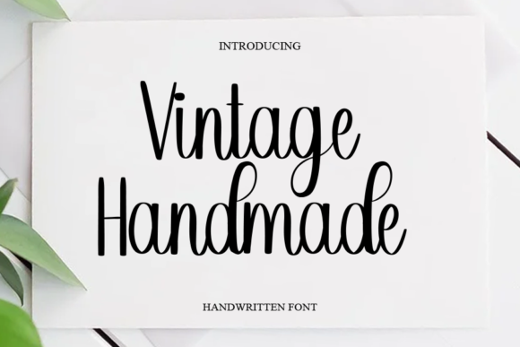 Elevate Your Designs with a Vintage Handmade Font