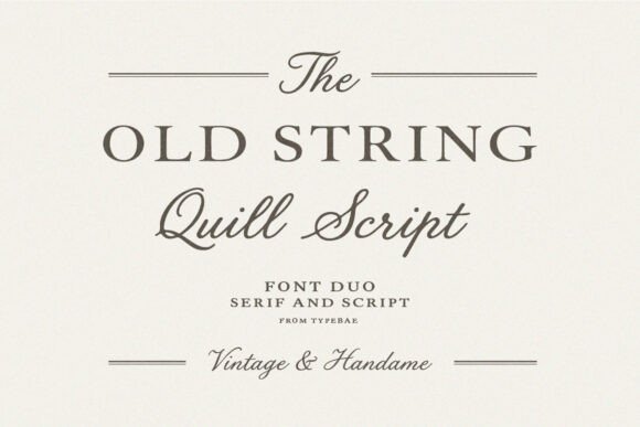 Old String Font: Creative Design and Project Ideas
